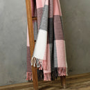 Waffle Tartan Woven Cotton Plaid - Pink / gray