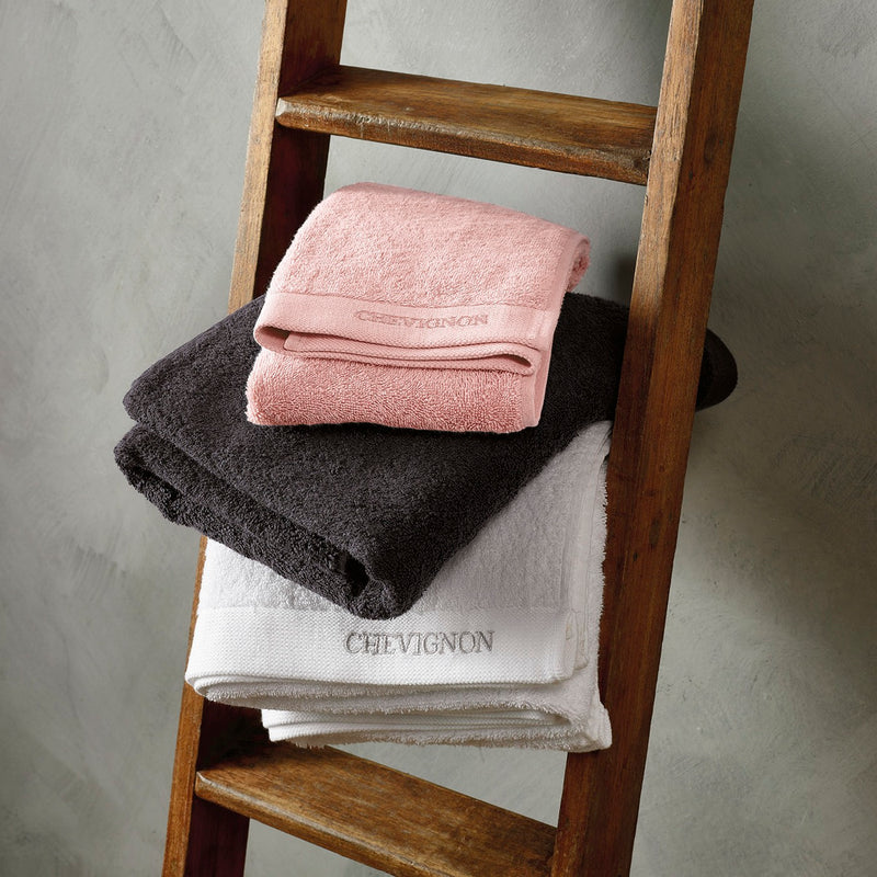 Set De 2 Draps De Bain Rose Saumon