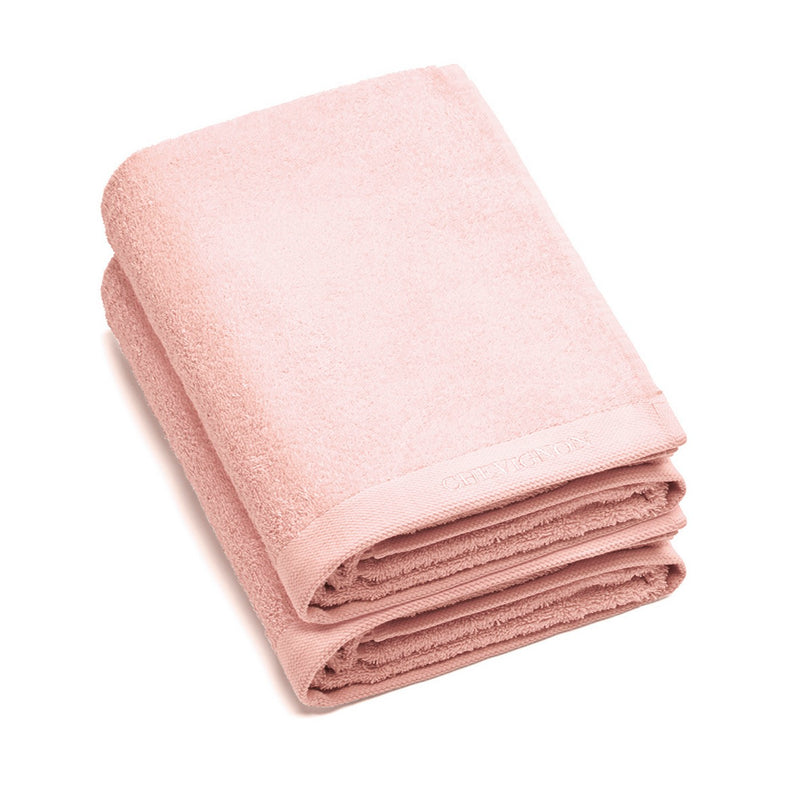 Set De 2 Draps De Bain Rose Saumon
