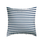 Set De 2 Taies D'Oreiller Satin De Coton - Horizon Bleu