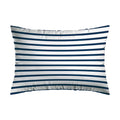 Set De 2 Taies D'Oreiller Satin De Coton - Horizon Bleu