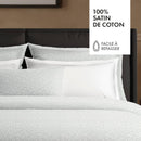 Juego De 2 Fundas De Almohada De Satén De Algodón Verde Oliveira