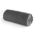 Drap-Housse Satin De Coton Uni Gris Foncé