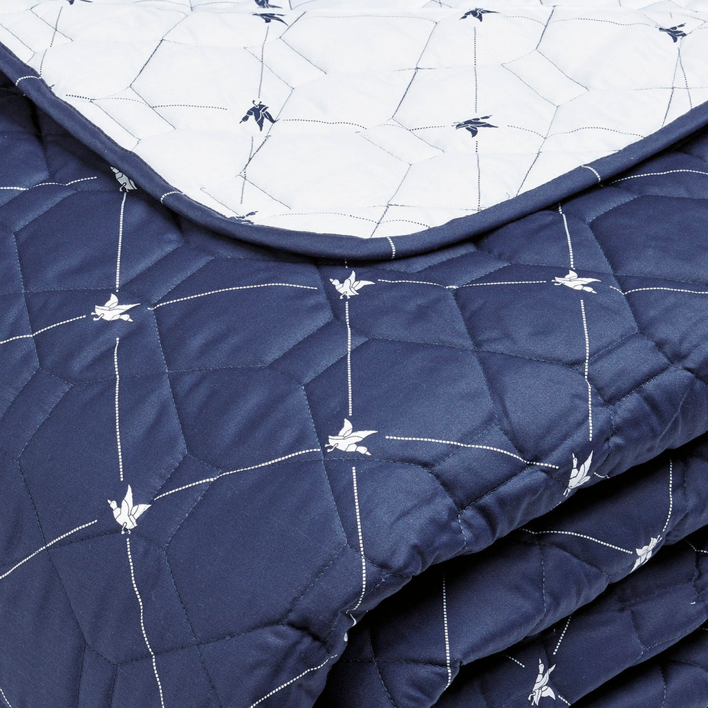 Couvre-Lit XL Canards Evy Bleu