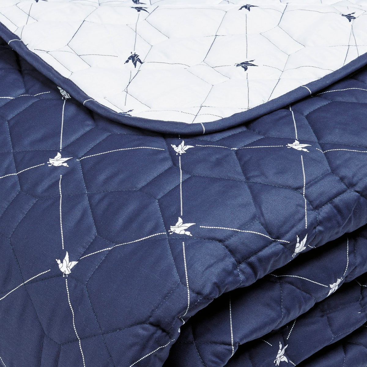 Couvre-Lit XL Canards Evy Bleu