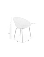 Void - Dining Room Armchair - Polypropylene Plastic - Latte Brown