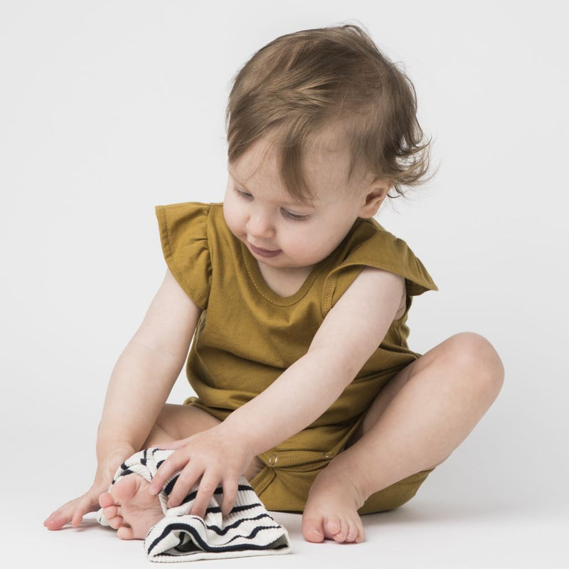 Minimalisma - Barboteuse Pippi Golden Leaf