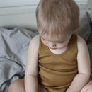 Minimalisma - Golden Leaf Silk Bornholm Bodysuit