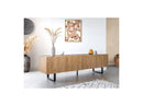 TV Unit - Opera - Oak Effect And Black Marble Imitation