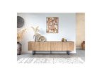 Opera - TV Unit - Oak Effect and Black Marble Imitation
