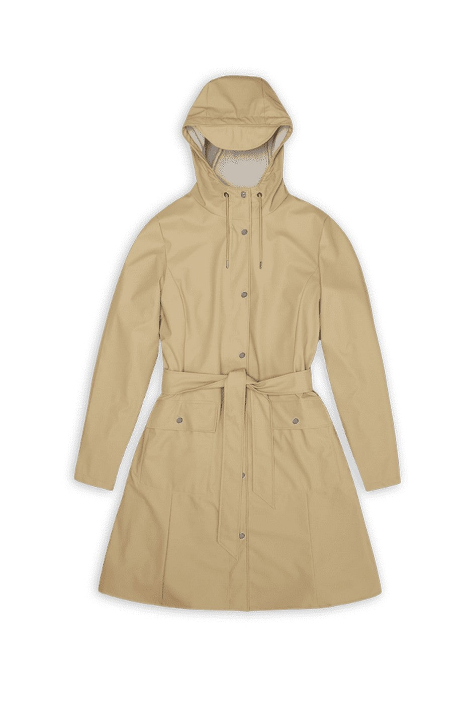 Jacka Curve Long Jacket W3 - Sand - Unisex