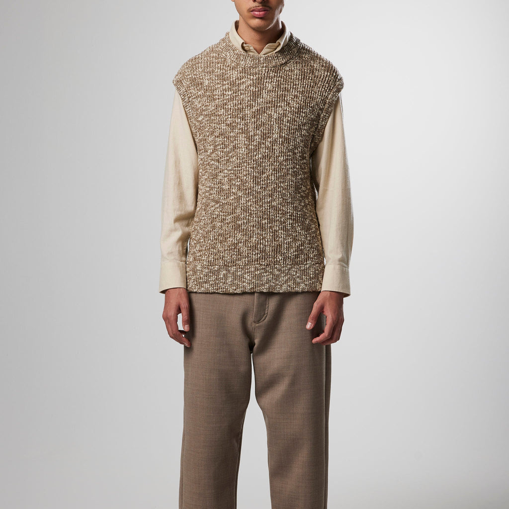 Jesse Sleeveless Jumper - Pyramid Mouline