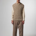 Jesse Sleeveless Jumper - Pyramid Mouline
