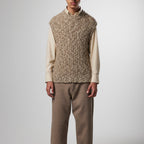 Jesse Sleeveless Jumper - Pyramid Mouline