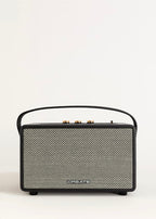 Speaker Retro - Grand Haut-Parleur Portable Bluetooth, USB & AUX - Noir