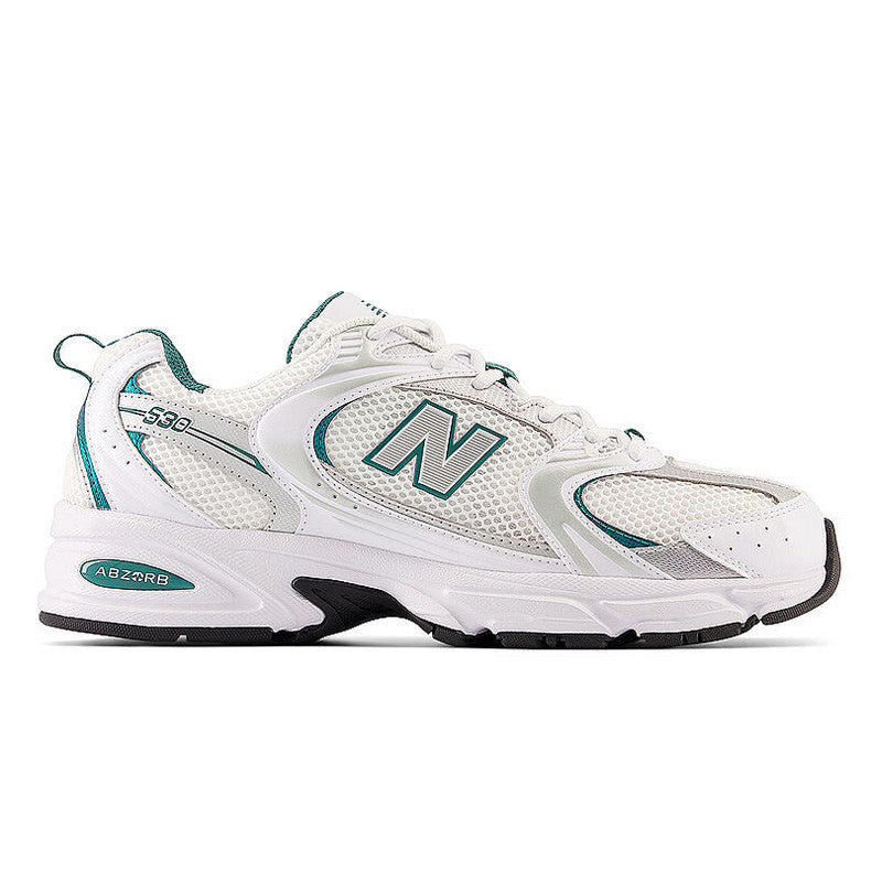 Baskets New Balance Mr530 - Blanc, Gris, Vert Foncé