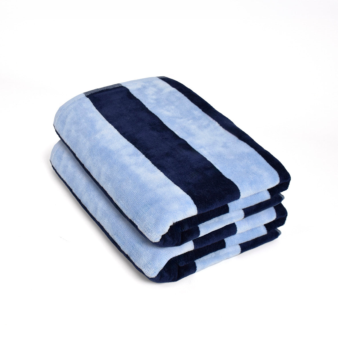 Toalla de baño de terciopelo de algodón - Cadence Azul
