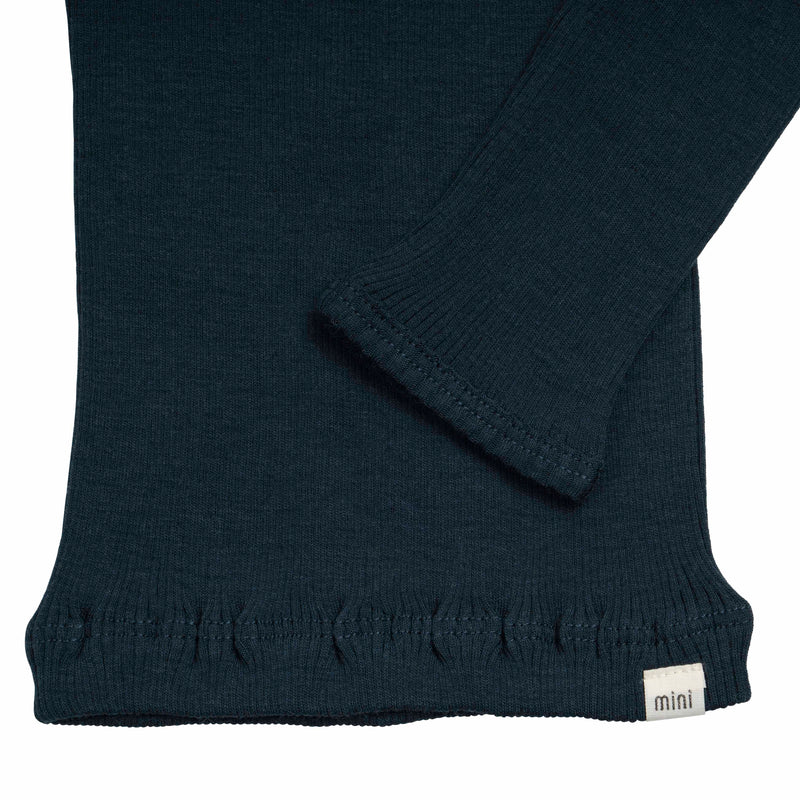 Camiseta Atlantic de lana merino azul marino - Selección Minimalisma disponible en amaetc.com, concept store ecológico para niños