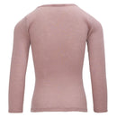 Camiseta Atlantic de lana merino rosa empolvado - Selección Minimalisma disponible en amaetc.com, concept store ecológico para niños