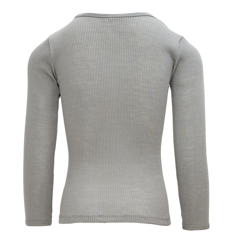 Camiseta Atlantic de lana merino salvia polvorienta - Selección Minimalisma disponible en amaetc.com, concept store ecológico para niños