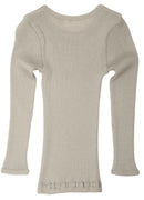 T-shirt Atlantic en laine mérinos winter fog - Sélection Minimalisma à retrouver sur amaetc.com, concept store eco friendly pour enfants