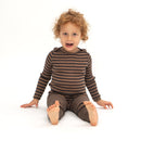 Legging Arona en laine mérinos Almost-Nut Stripes - Sélection Minimalisma à retrouver sur amaetc.com, concept store eco friendly pour enfants
