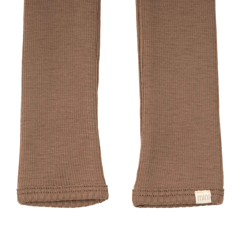 Legging Arona en laine mérinos Walnut - Sélection Minimalisma à retrouver sur amaetc.com, concept store eco friendly pour enfants