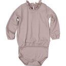 Nanna romper/bodysuit in organic cotton - Dusty pink