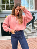 Cardigan Charlie Vieux Rose