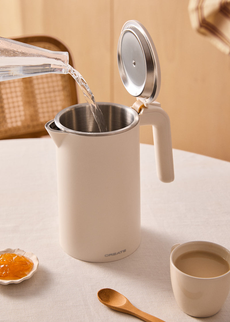 Kettle Studio Pro - Bouilloire Électrique - 1L - Blanc Cassé