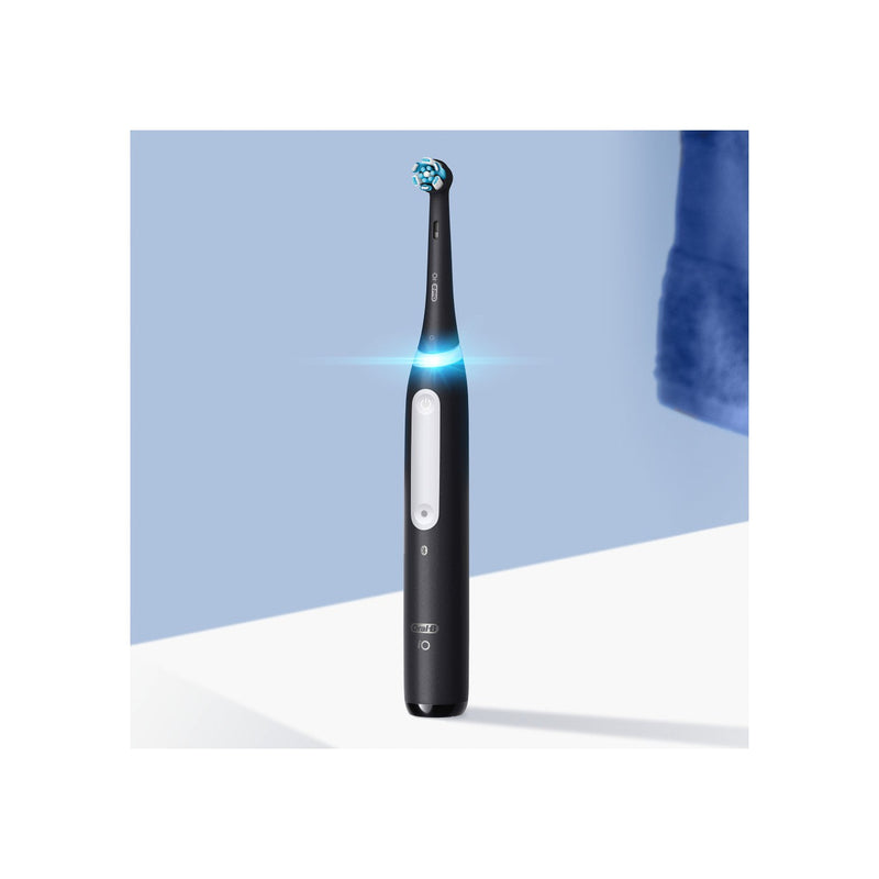 Oral-B Io4 - Duo Avec Etui De Voyage - Noire Et Blanche - Brosses À Dents Électriques Connectées