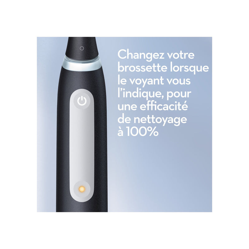 Oral-B Io4 - Duo Avec Etui De Voyage - Noire Et Blanche - Brosses À Dents Électriques Connectées