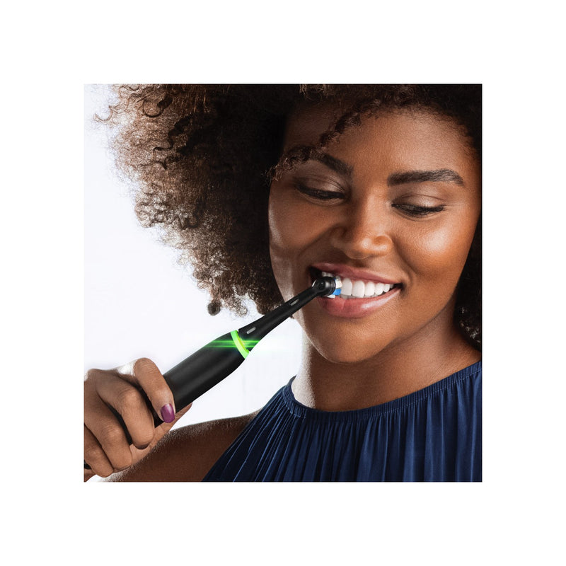 Oral-B Io4 - Duo Avec Etui De Voyage - Noire Et Blanche - Brosses À Dents Électriques Connectées