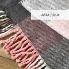 Plaid tessuto - Rosa / Grigio - Tartan