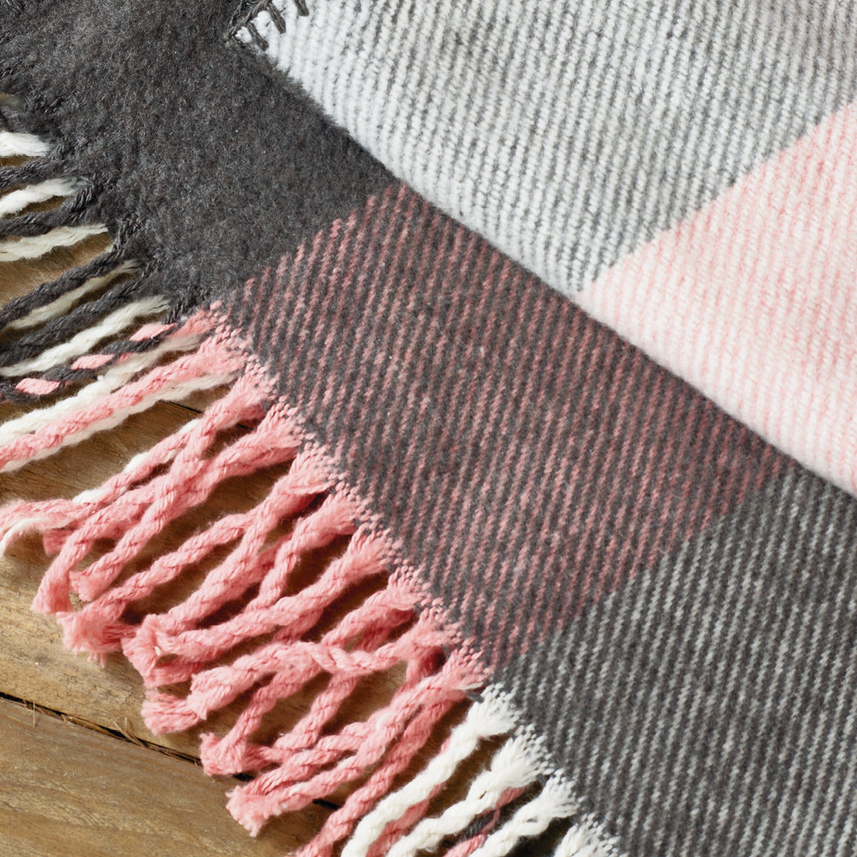 Plaid tessuto - Rosa / Grigio - Tartan