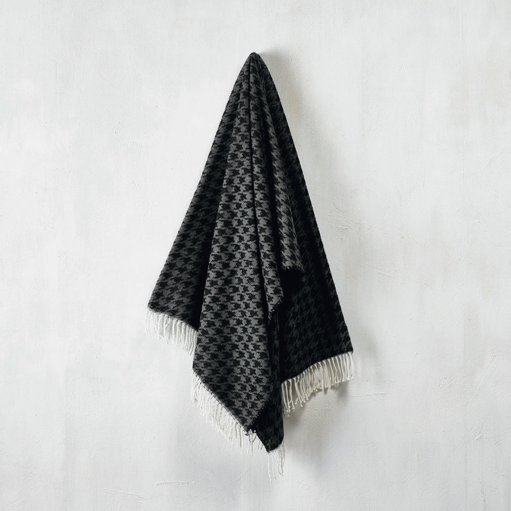 Cuadros Tejidos - Negro / Gris Oscuro - Pata de Gallo