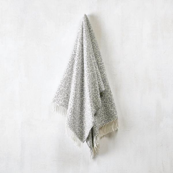 Plaid Tessuto - Grigio Chiaro - Leopardo