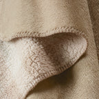Plaid En Polaire - Beige / Taupe - Square
