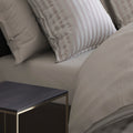 Drap-Housse Satin De Coton - Taupe - Uni