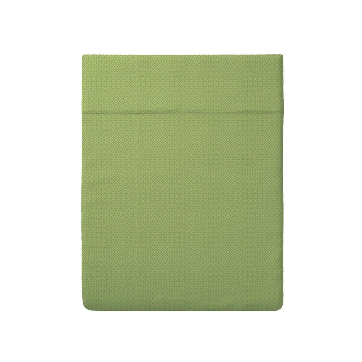 Cotton Sateen Flat Sheet - Green - Murmure Floral