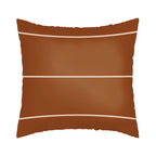 Set De 2 Taies D'Oreiller Satin De Coton - Brun - Camille