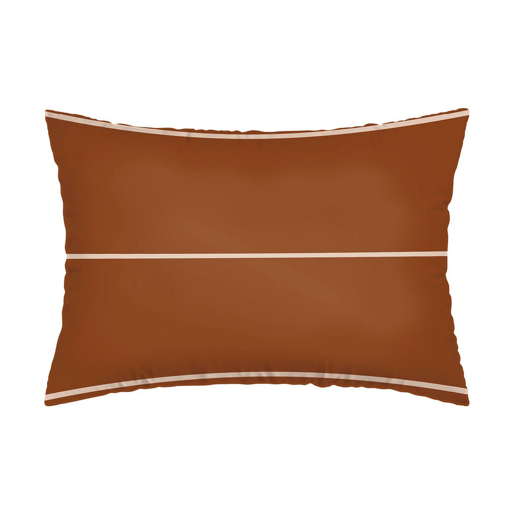 Set De 2 Taies D'Oreiller Satin De Coton - Brun - Camille