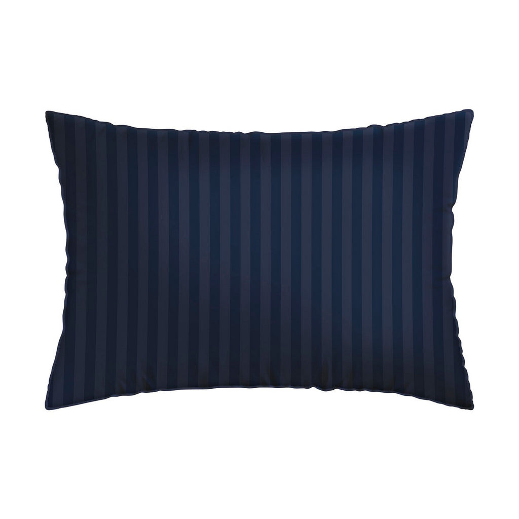 Set De 2 Taies D'Oreiller Satin De Coton - Bleu Foncé - Jardin Rêveur