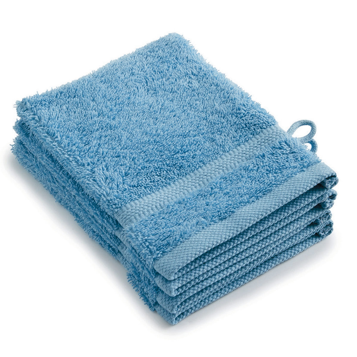 Set of 4 Flannels - Sky Blue - Vague