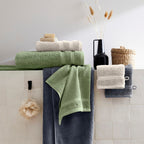 Set De 4 Gants De Toilette - Ivoire - Vague