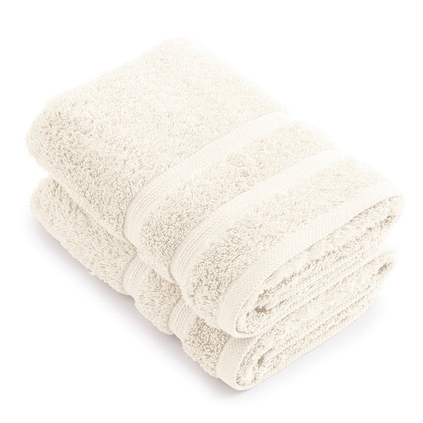 Set of 2 Towels - Ivory - Vague