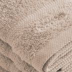 Set De 4 Serviettes D'Invitées - Taupe - Vague
