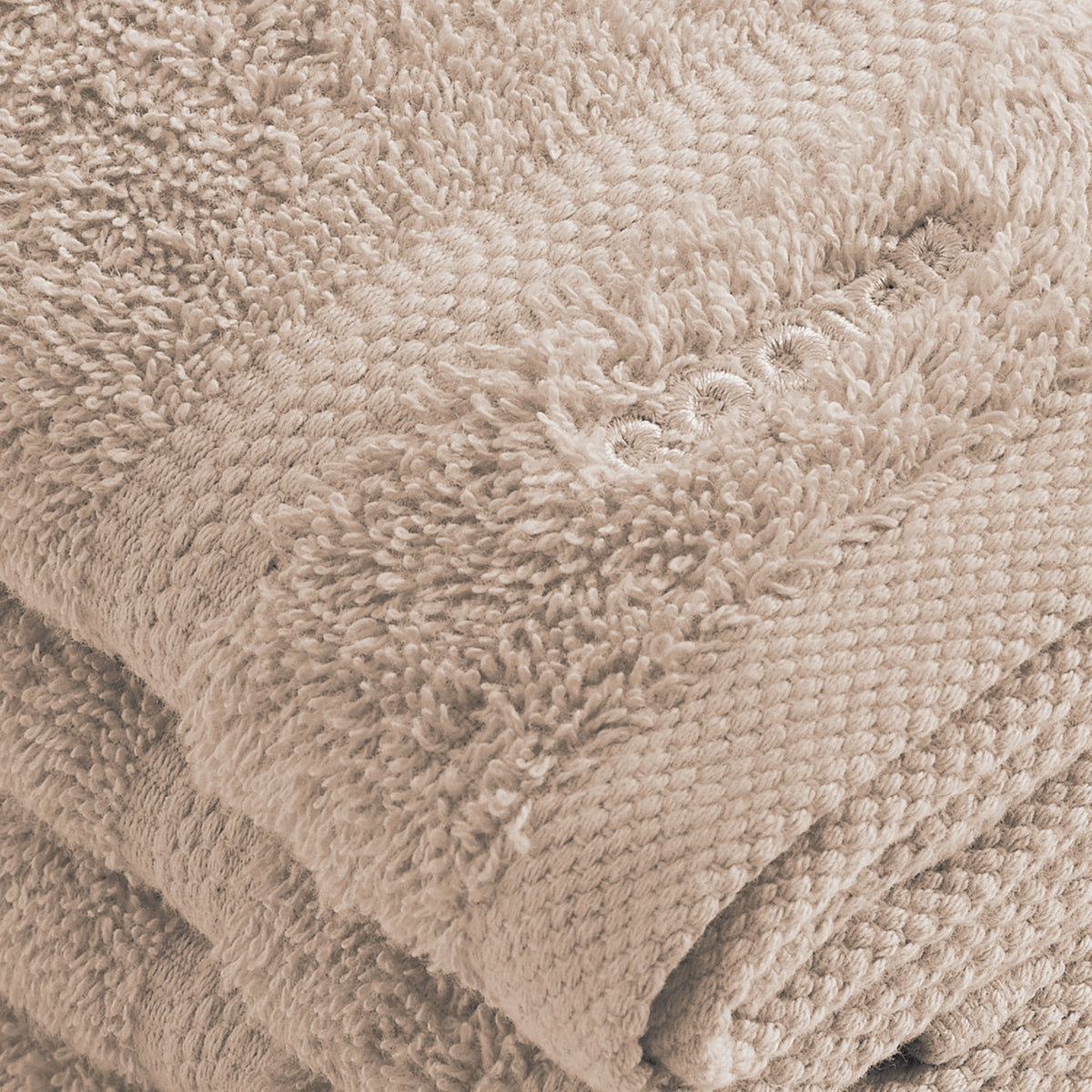Set De 4 Serviettes D'Invitées - Taupe - Vague