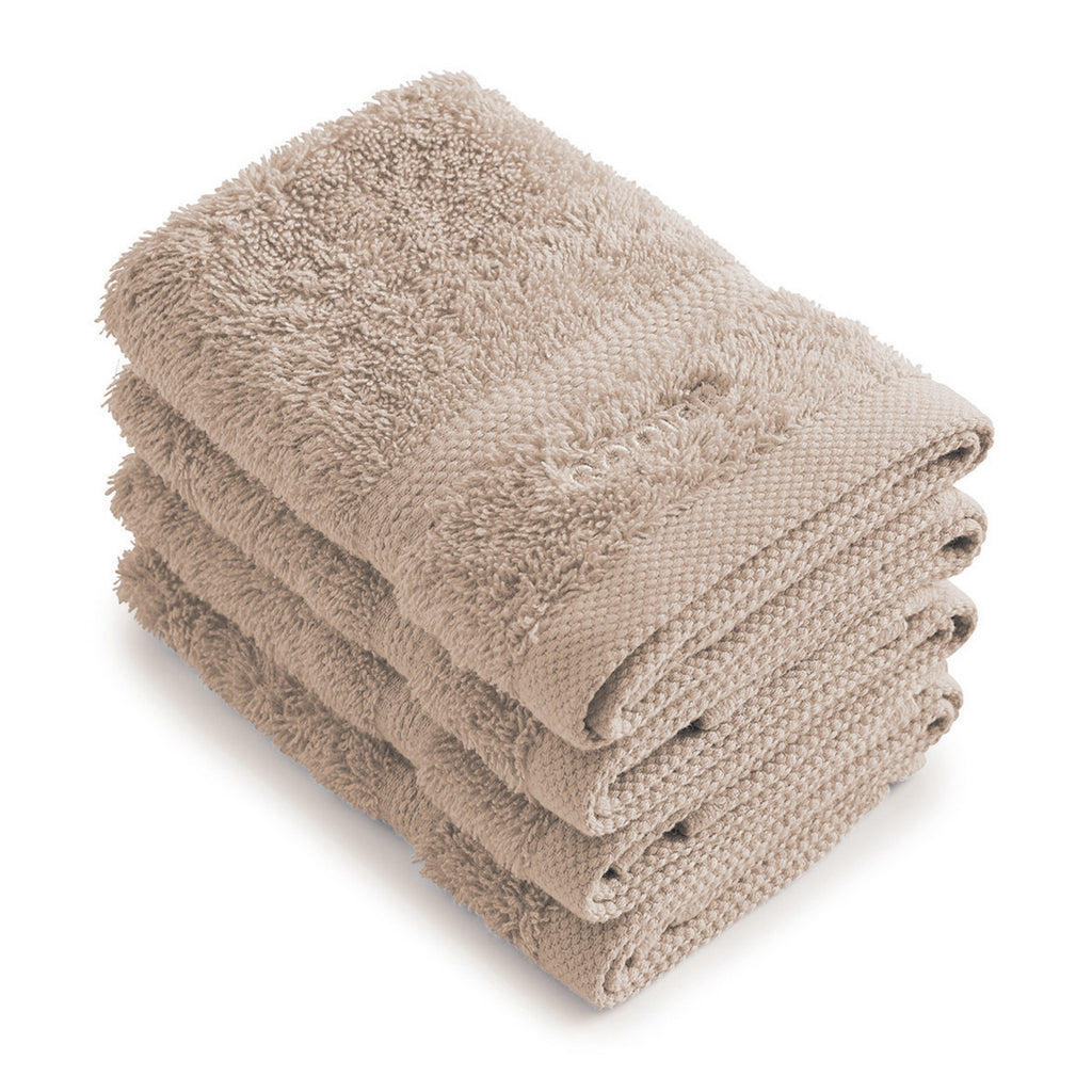 Set De 4 Serviettes D'Invitées - Taupe - Vague