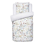 Housse De Couette + Taies D'Oreiller Satin De Coton - Blanc - Colibri Chantant